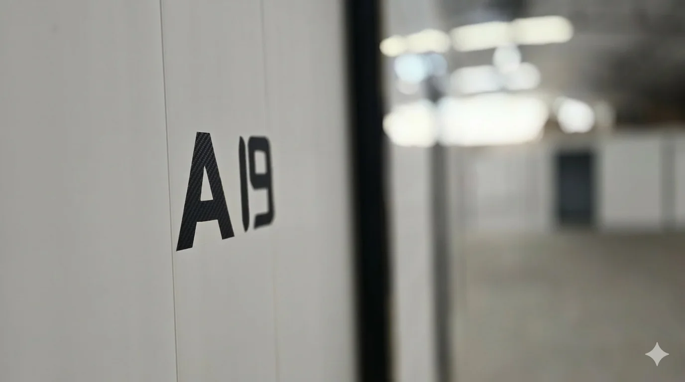 Baulera A19 — numeración individual